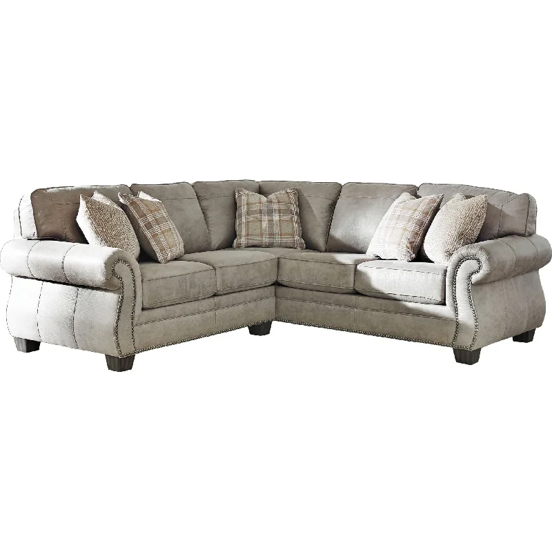 sofa with sleek cushions-Olsberg 2 Piece Sectional