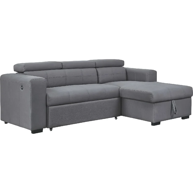 sofa for outdoor balcony-Salado 2 Piece Sectional - Gray