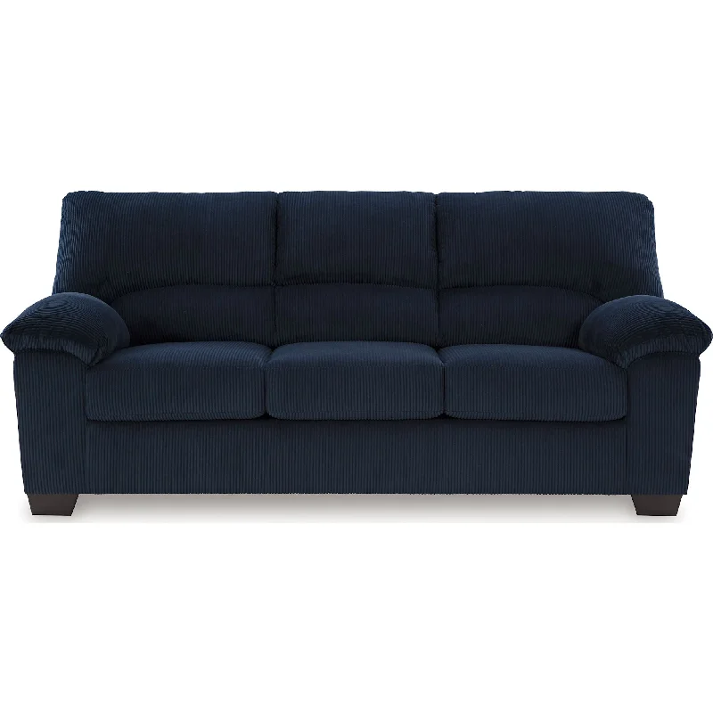 best sofa for daily use-SimpleJoy Sofa - Navy