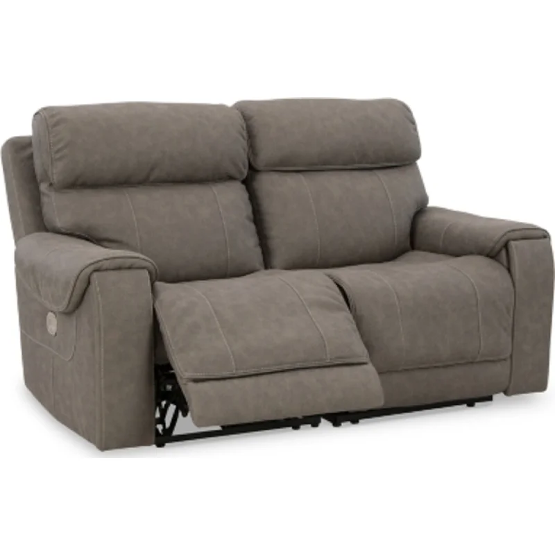 sofa for outdoor terrace-Starbot 2 Piece Power Reclining Loveseat - Fossil