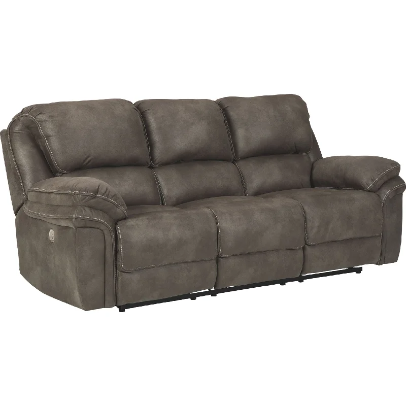 how to clean sofa stains-Trementon Power Reclining Sofa - Graphite