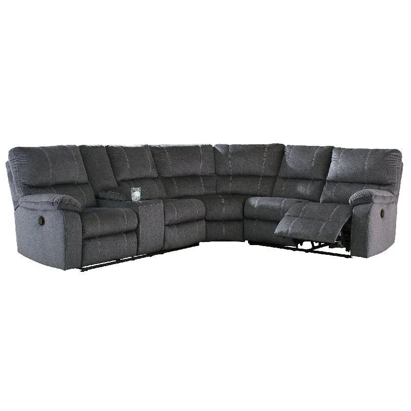 best sofa for daily comfort-Urbino 3 Piece Reclining Sectional