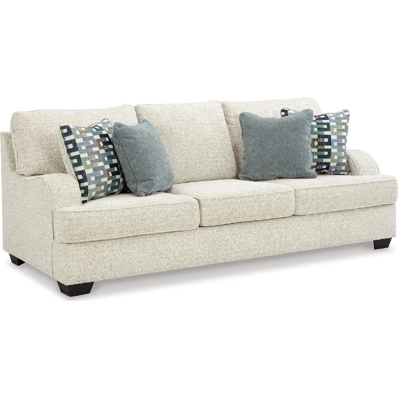 sofa for modern apartment-Valerano Queen Sofa Sleeper - Parchment